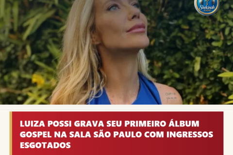 Luiza Possi grava primeiro álbum gospel na Sala São Paulo com ingressos esgotados