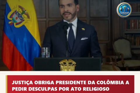 Justiça colombiana ordena que presidente se desculpe por atos religiosos em cerimônia de posse