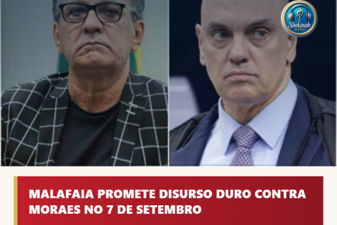 Malafaia promete discurso “mais duro” contra Alexandre de Moraes no 7 de Setembro após revelações da PF sobre Banco Master
