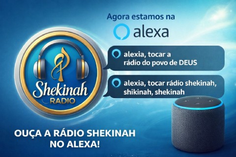 "Imagine acordar, tomar seu café e, com apenas uma frase, encher o seu lar com a melhor programação cristã... ☕📖