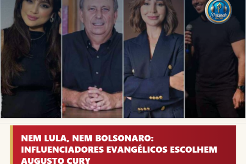 Nem Lula, nem Bolsonaro: influenciadores evangélicos declaram apoio a Augusto Cury para Presidente em 2026