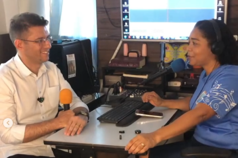 Pedro Geová fala sobre candidatura a deputado estadual em entrevista à Rádio Sheikinah
